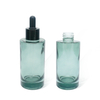 100ml Green Cylinder Glass Bottle with Dropper