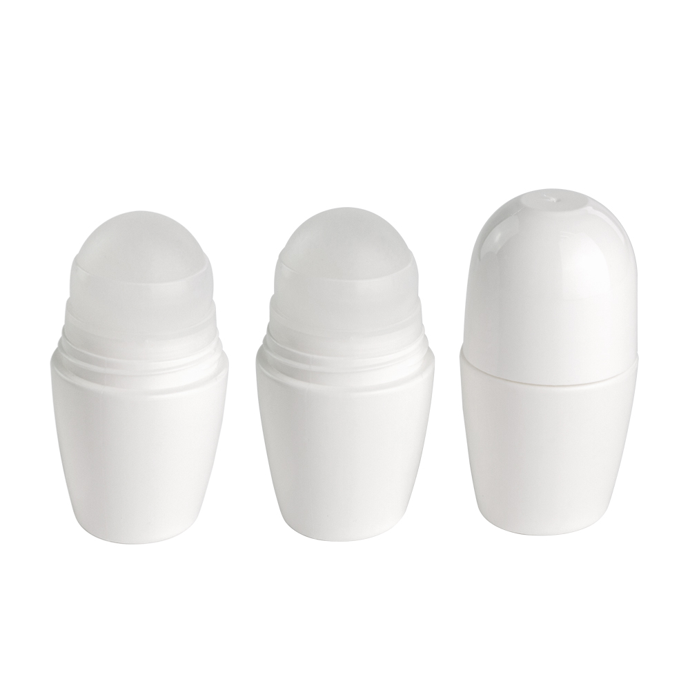 50ml White Round Fat Ball Bottle with Lid