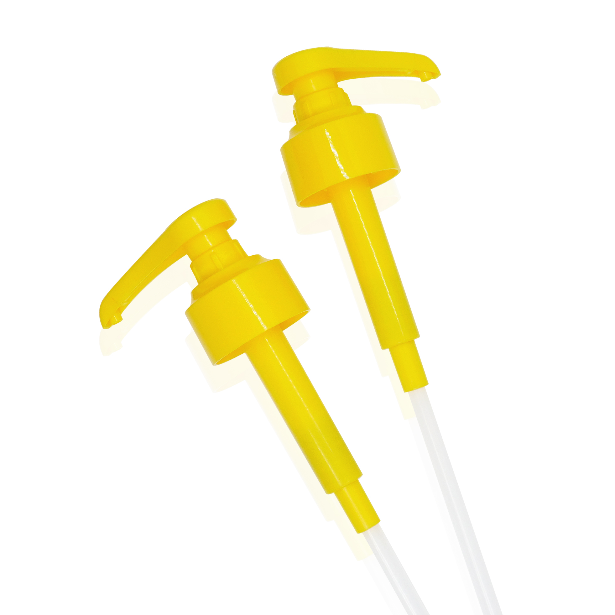 Yellow Universal Snap-on Syrup Pump