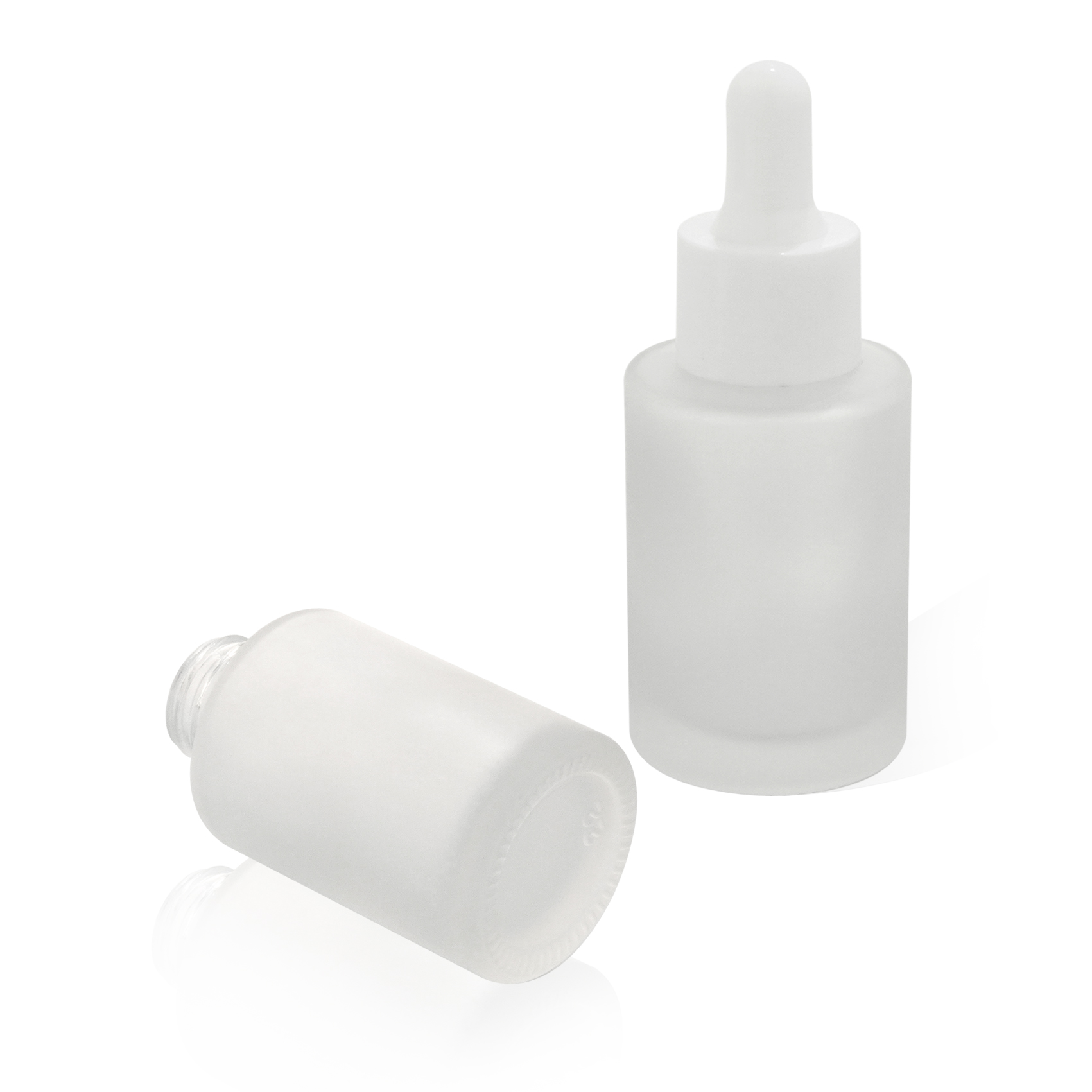 30ml Frosted Cylinder Dropper Bottle