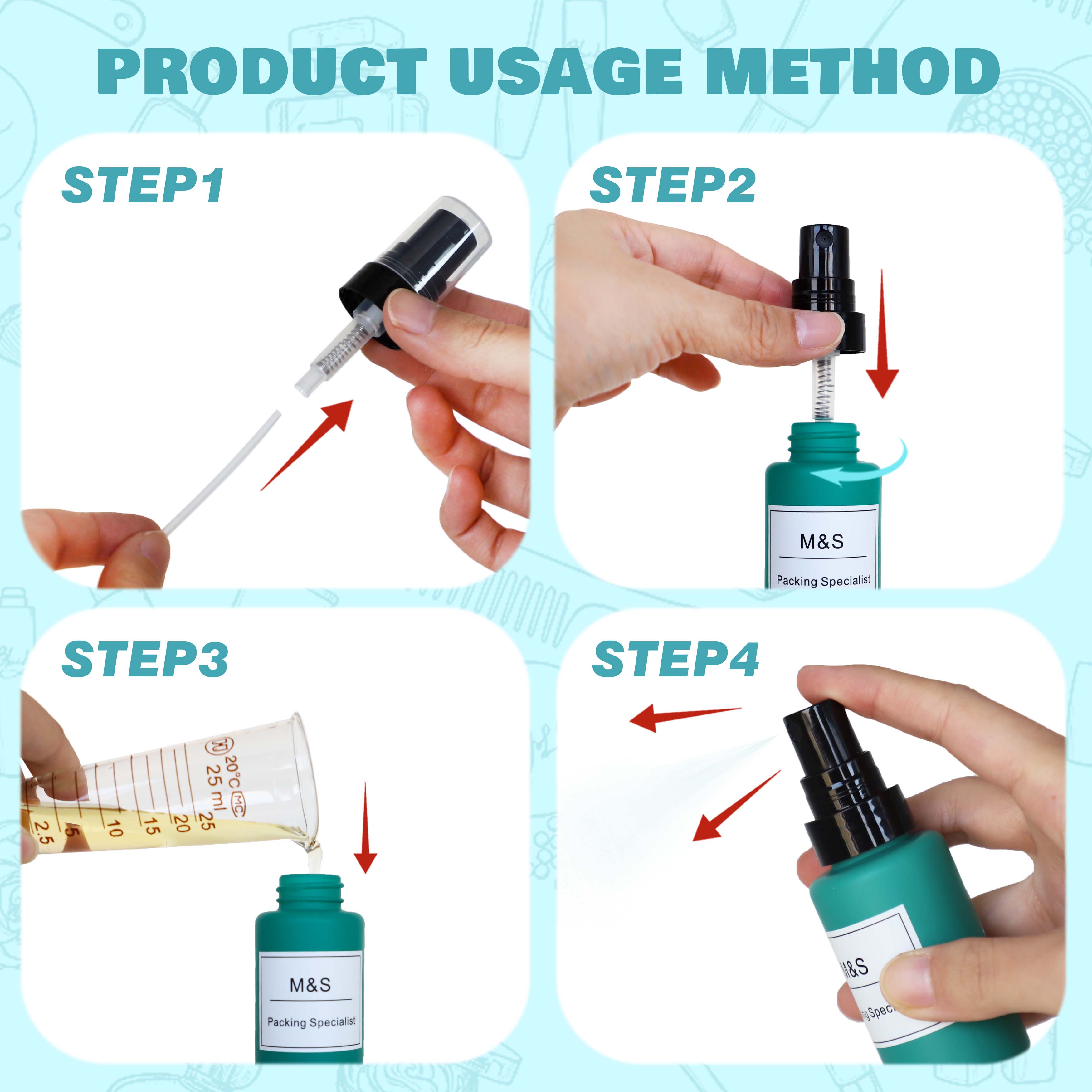20/400 22/400 Child Proof Plastic Lotion Pump White Black Cosmetic Serum Pump