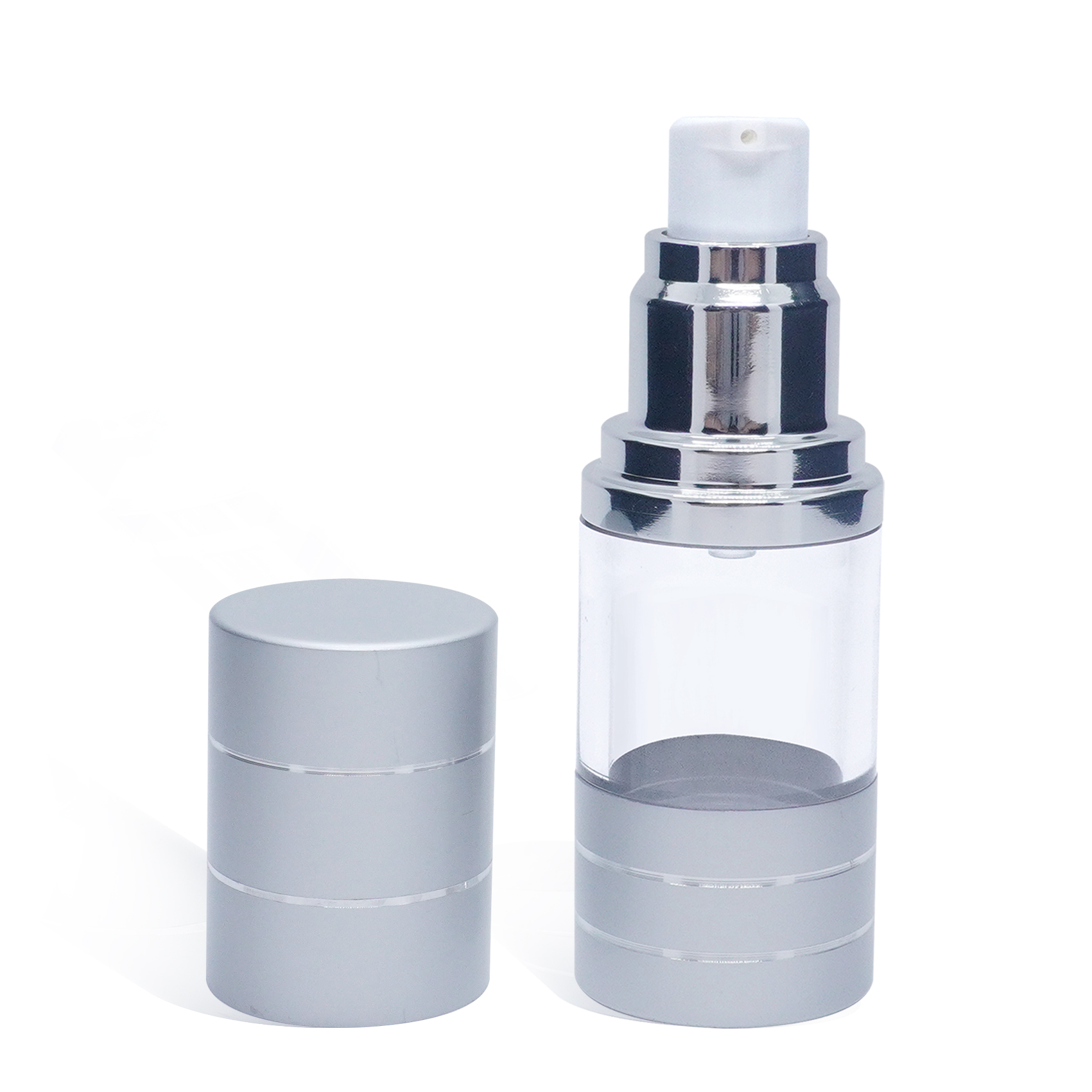 15ml Aluminum Transparent Vacuum Bottle Cosmetic Bottle