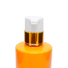450ml Orange PET Bottle with Aluminum Lotion Pump