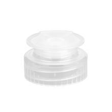 Factory Plastic Clear Flip Top Cap 28 400