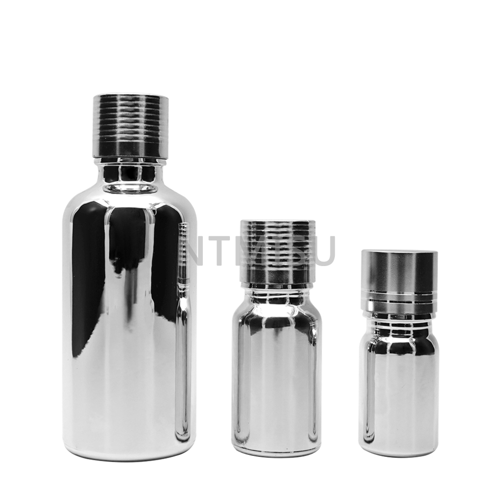 High Quality 30ml Shinny Aluminum Porcelain Bottle with Cap