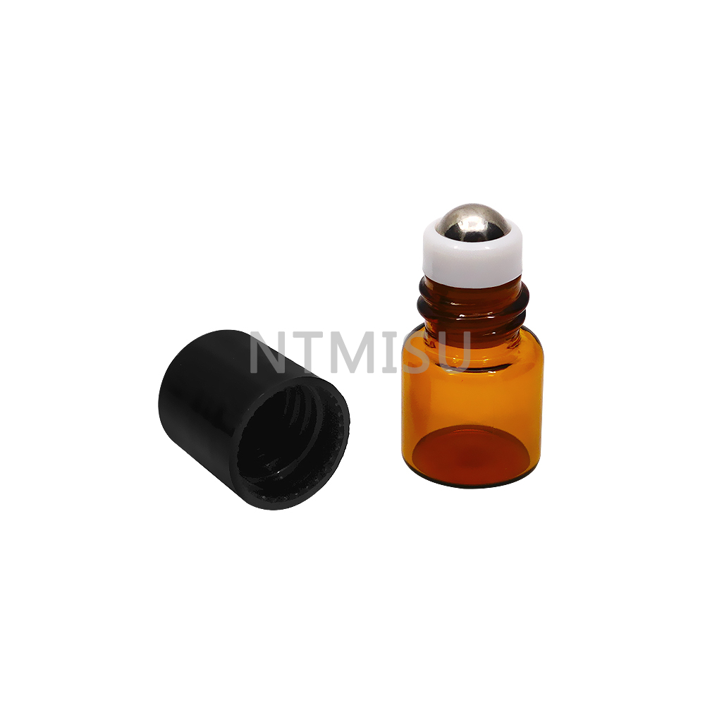 2ml Amber Glass Roll on Bottle for Essential Oil