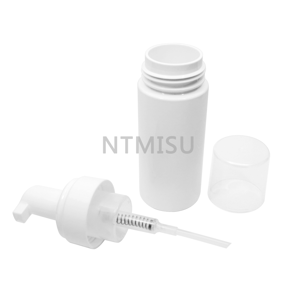 43mm Plastic Soap Foam Dispenser Pump With 120ml PET Bottle