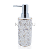 28 410 Aluminum Body Shiny Silver Lotion Pump