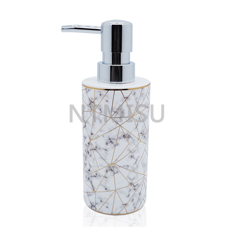 28 410 Aluminum Body Shiny Silver Lotion Pump