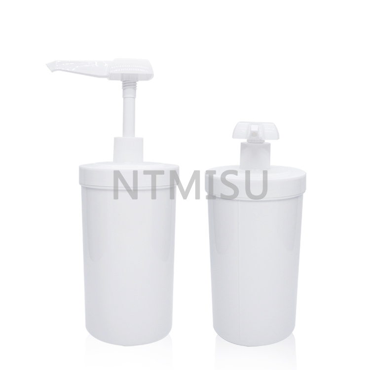 33oz 1L Jam Squeeze Bottle Food Liquid Pump