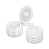 Clear Plastic Smooth Polygon Flip Top Cap