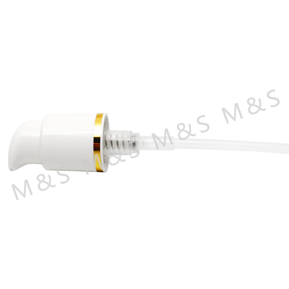 24 415 White Serum Pump for Cosmetic Packing
