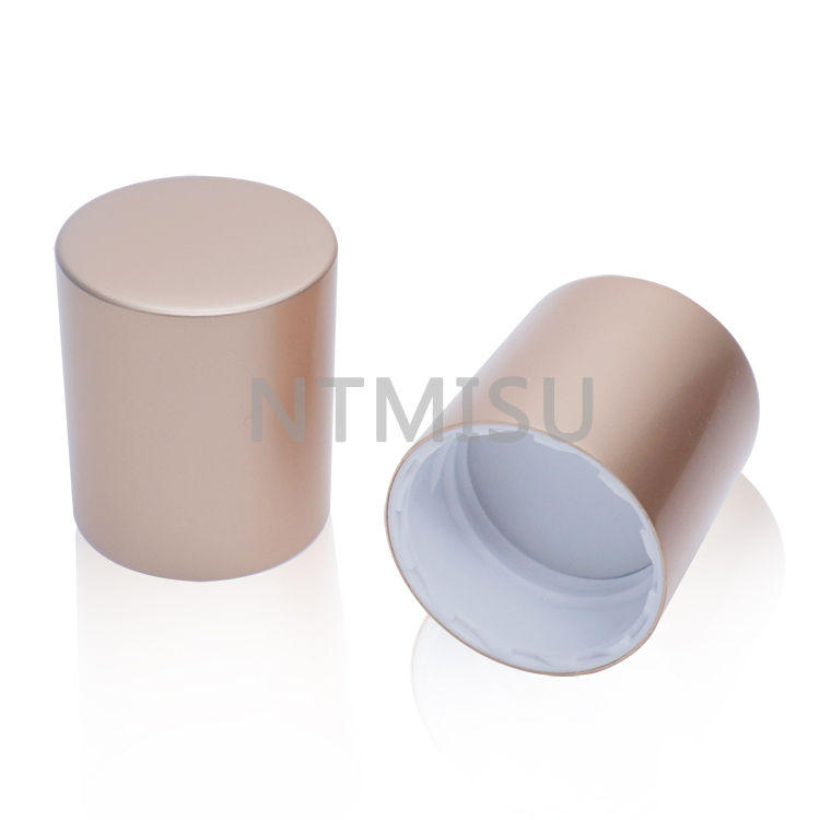 Matte Aluminum Surface Golden Plastic Cover