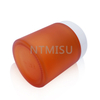 3.3oz amber Frosted cosmetic empty jar