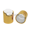 20/410 High Quality White Disc Top Cap with Electrochemical Aluminum Shining Golden Closure