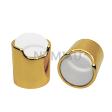 20/410 High Quality White Disc Top Cap with Electrochemical Aluminum Shining Golden Closure