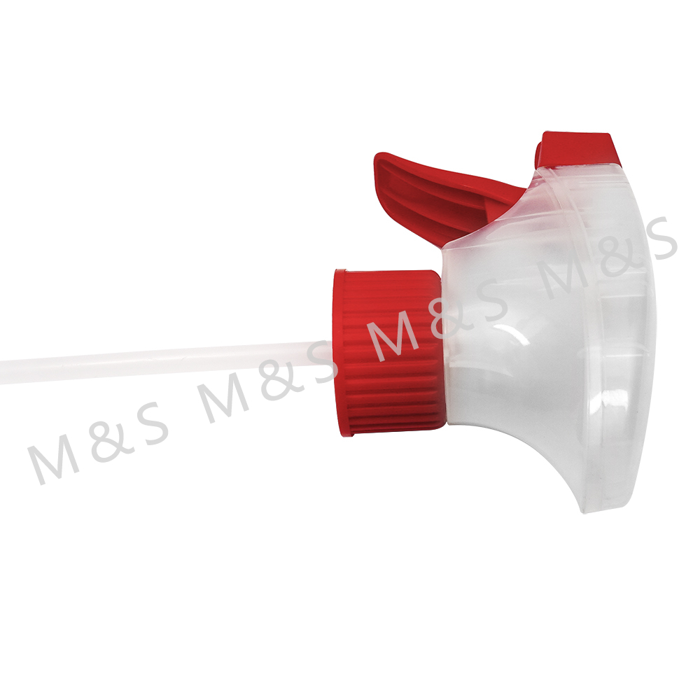 High Quality 28 410 Transparent Red Trigger Sprayer For Gardening