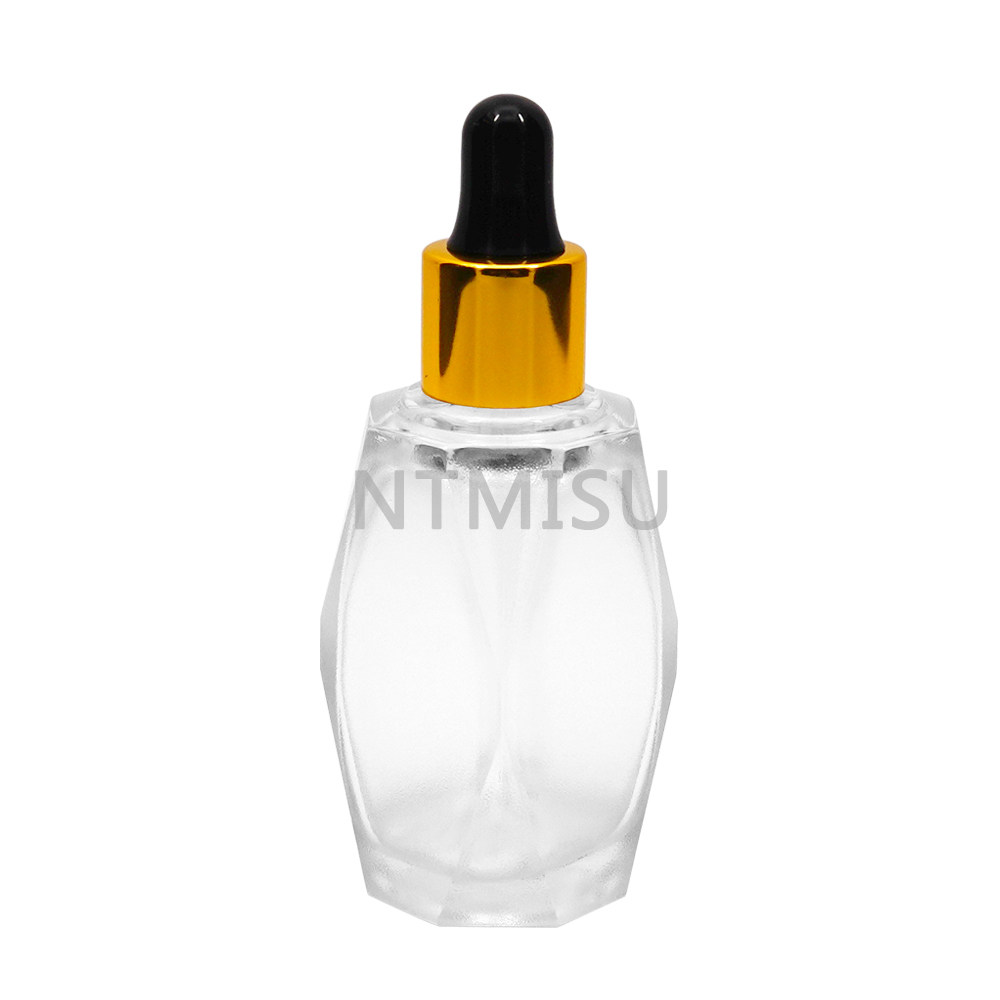 13 415 Aluminum Gold Black Dropper for Essential Oil Bottle
