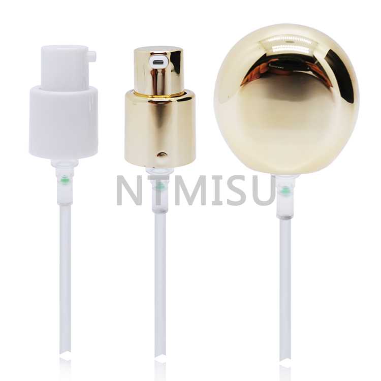 Round Bulb Golden Cream Pump