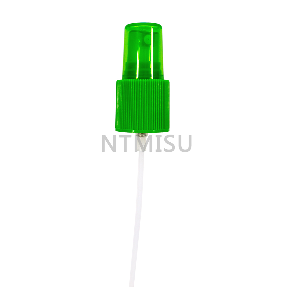 24/415 Green Color Perfume Sprayer Pump Customized Fine Mist Spray Pump