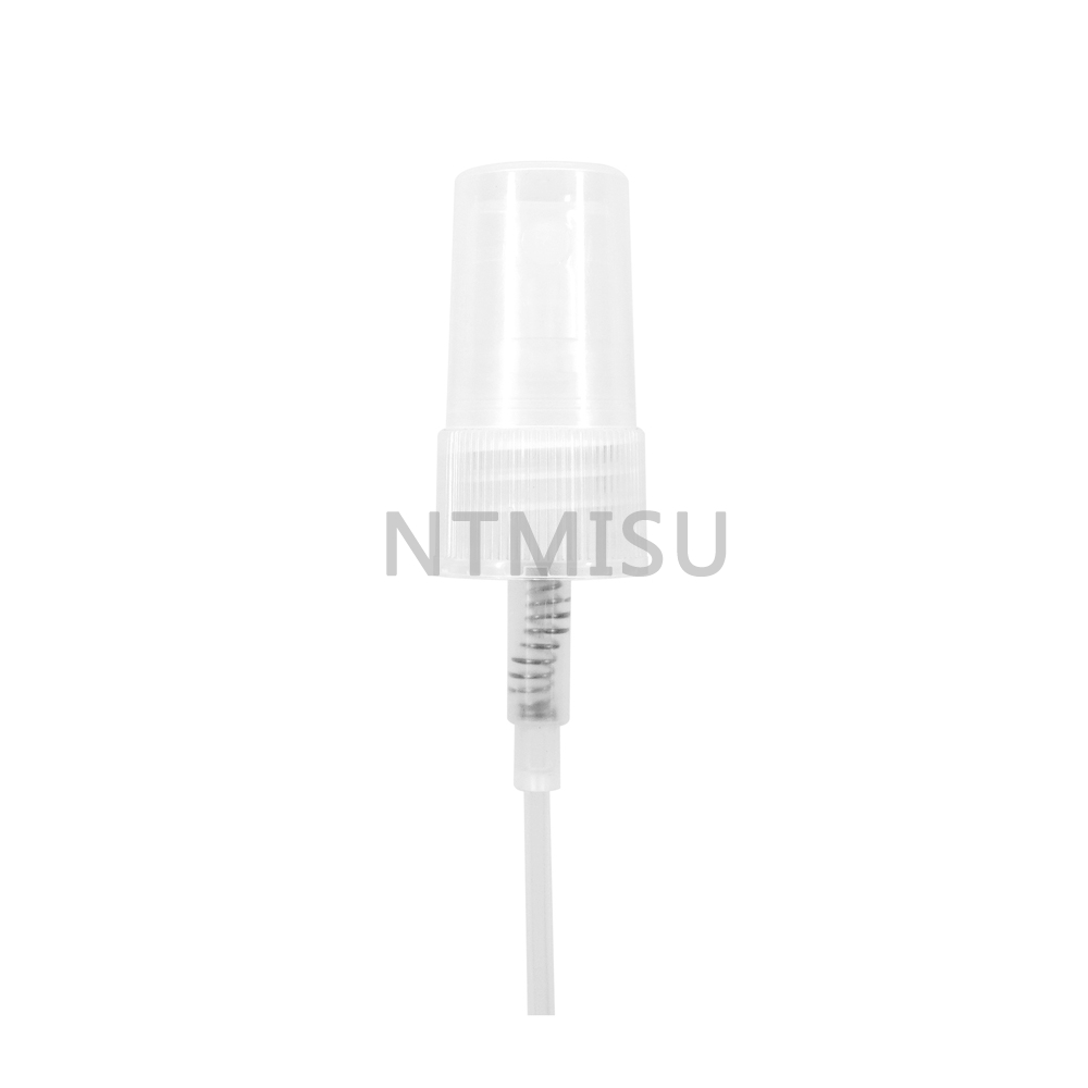 Mass sales High Quality 20 410 Ribbed Natural Clear Fine Mist Sprayer with Dust Cap
