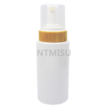 Hot Sale Factory Direct 250ml Liquid Soap Bottle with Bamboo Dispenser Foam Pump