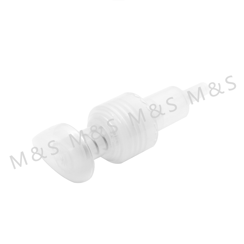 24 410 Transparent Screw Plastic Lotion Pump for Cosmetic Bottle