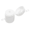 14mm White Plastic Double Wall Flip Top Cap for Bottle