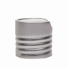 24 410 Matte Sliver Ribbed Disc Top Cap