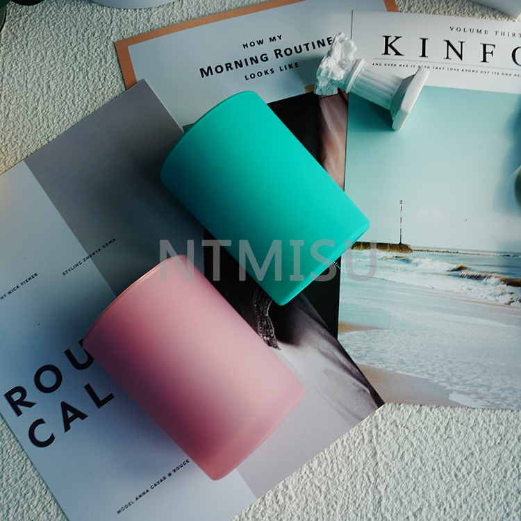 Inside electroplated glass candle cup round bottom glass Christmas candle cup