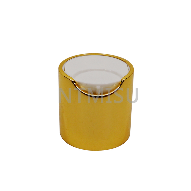 Luxury High Quality 24 410 Shiny Gold Aluminum Disc Top Cap
