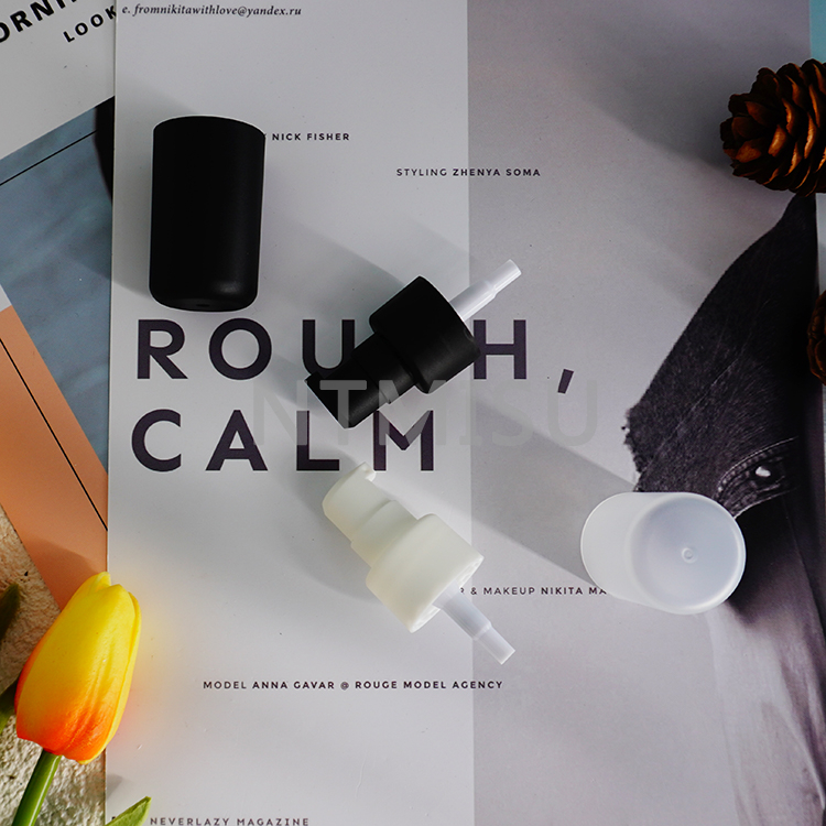 High Quality 24mm 400 Frosted Black Treatment Spray Pump For Liquid Soap