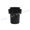 58mm Black Screw Cap for Cosmetic Bottles