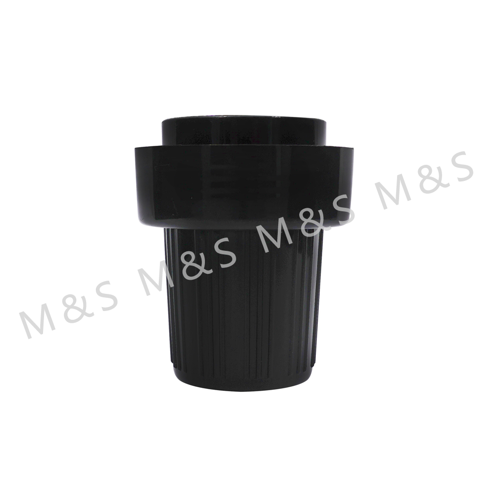 58mm Black Screw Cap for Cosmetic Bottles