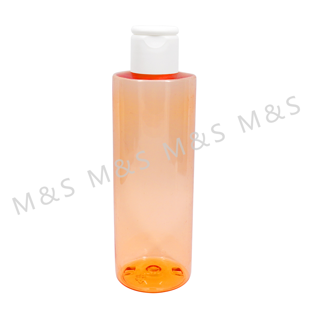 24 410 White Plastic Smooth Flip Top Cap for Cosmetic Bottle