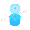 24 410 Blue Plastic Screw Flip Top Cap for Bottle