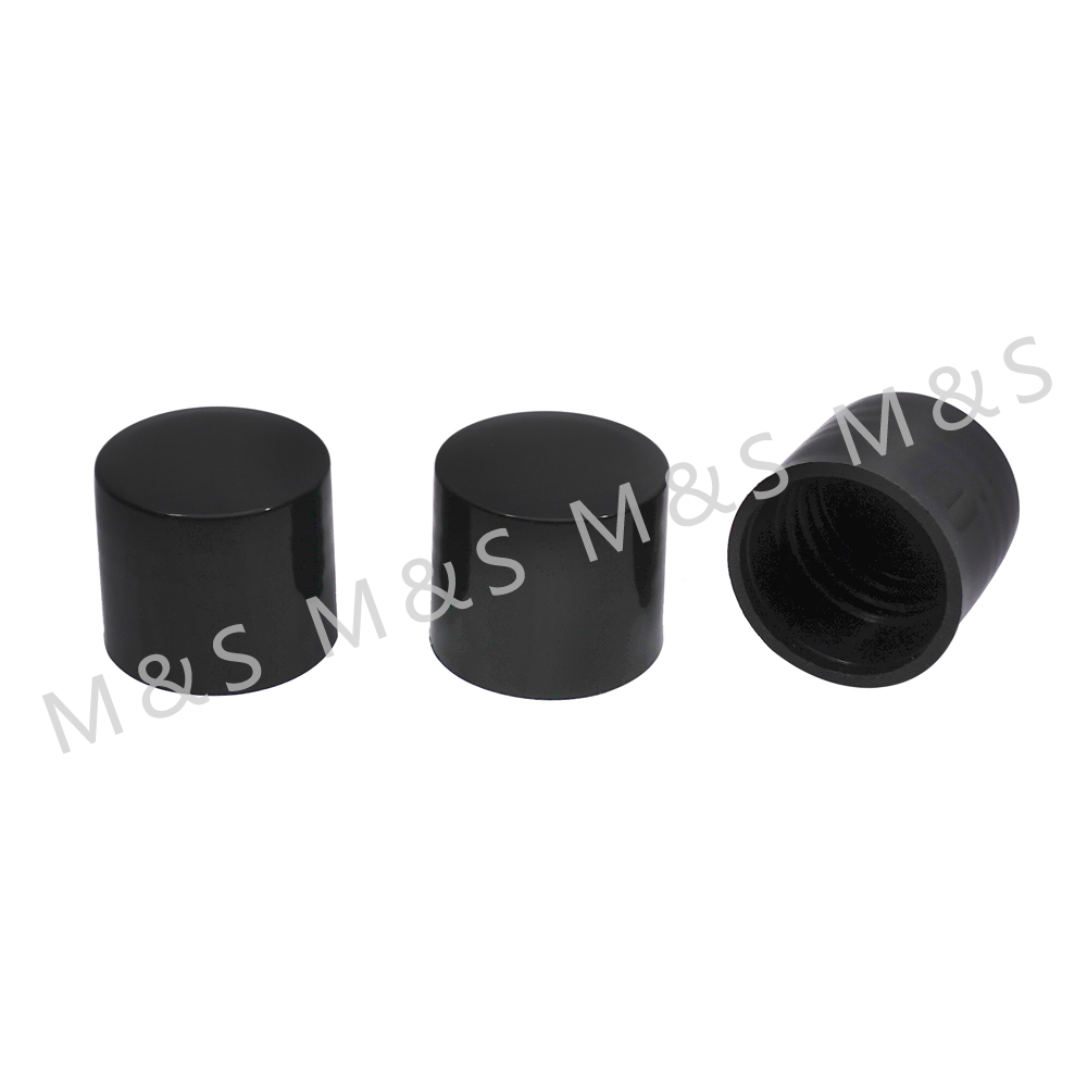 Fast Delivery 20 410 Black Plastic Smooth Cap for Bottles