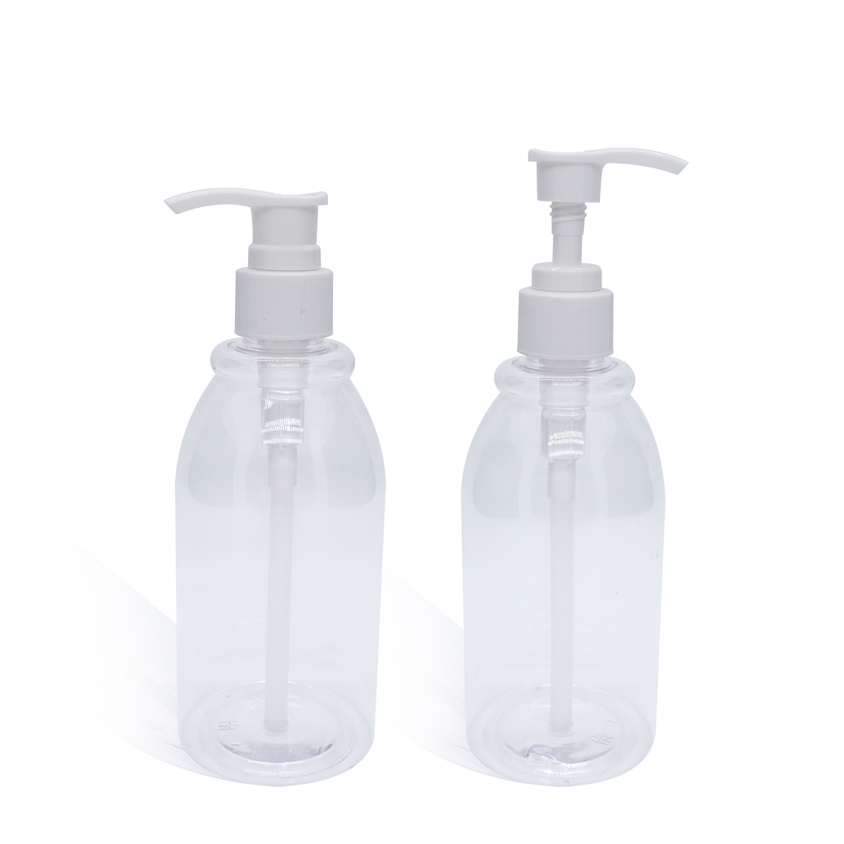 300ml Transparent PET Plastic Bottle Lotion Pump Bottle