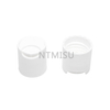 High Quality Press 20 415 White Plastic Bottle Cover Ribbed Screw Disc Top Cap