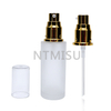 Cream Pump Cosmetic Luxury Shiny Gold Treatment Pump for Empty Foundation Bottle