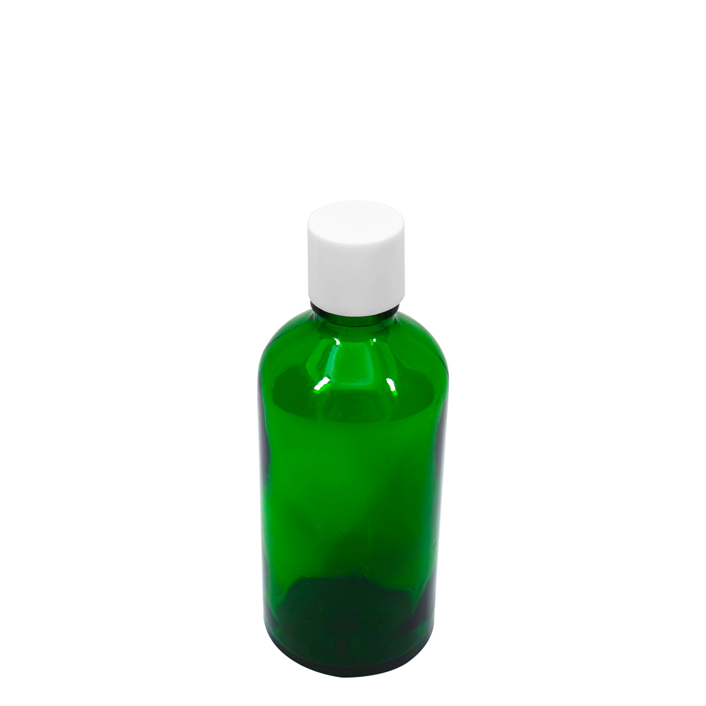 China 18 410 White Plastic Smooth Screw Cap for Cosmetics