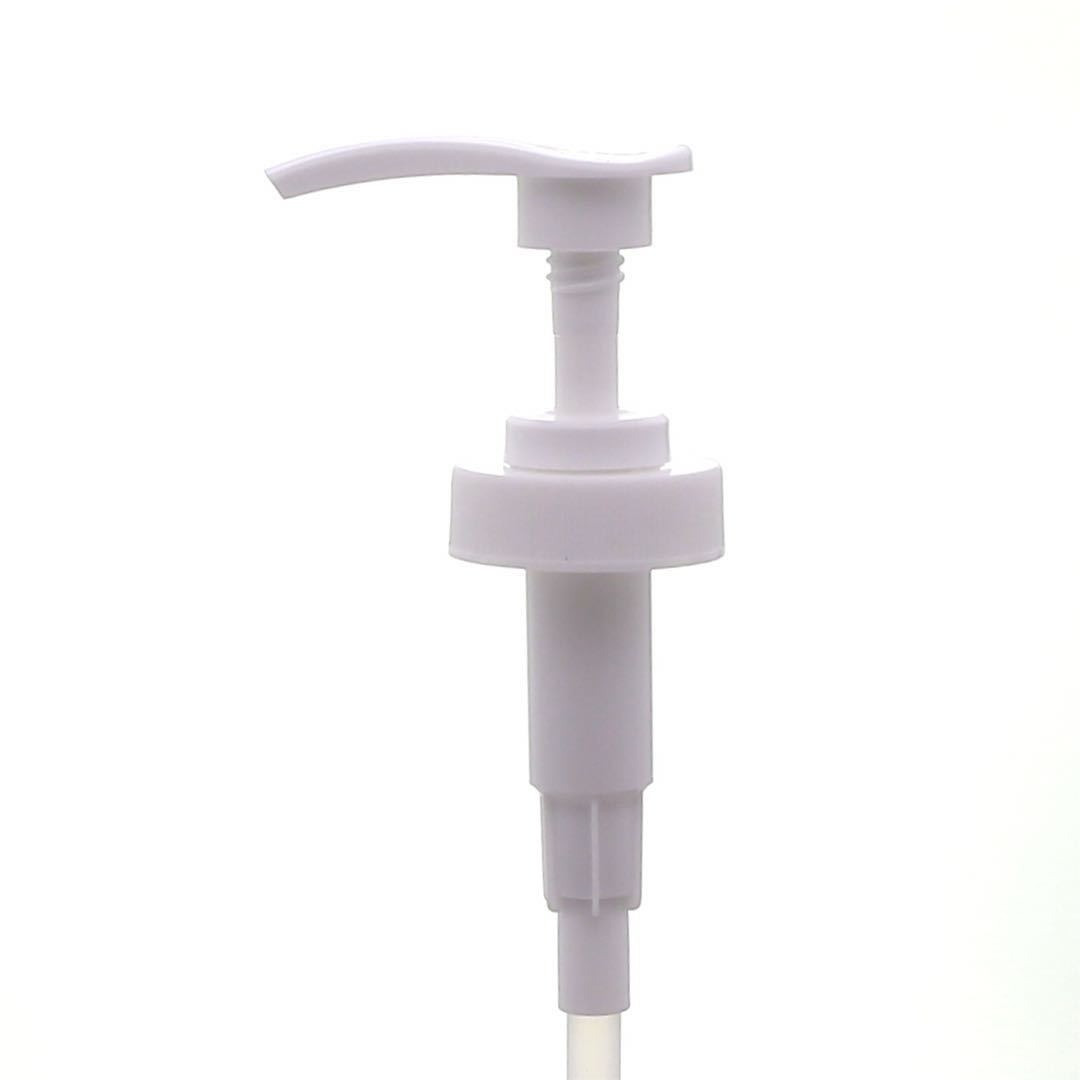 38 400 White Plastic 5cc Dispenser Pump for Shampoo Bottle