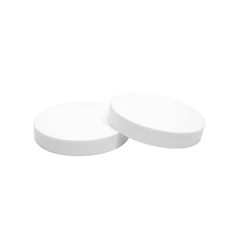 67mm White Plastic Smooth Round Screw Top Cap for Bottle
