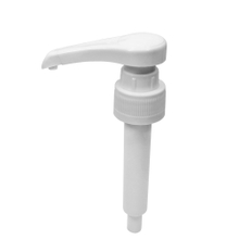 28 410 White plastic food grade syrup pump for chocolate dispensing