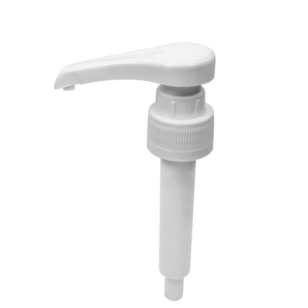 28 410 White plastic food grade syrup pump for chocolate dispensing