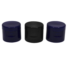 20mm Dark Blue Plastic Smooth Round Screw Flip Top Cap