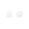 18mm Clear Plastic Smooth Screw Top Cap 