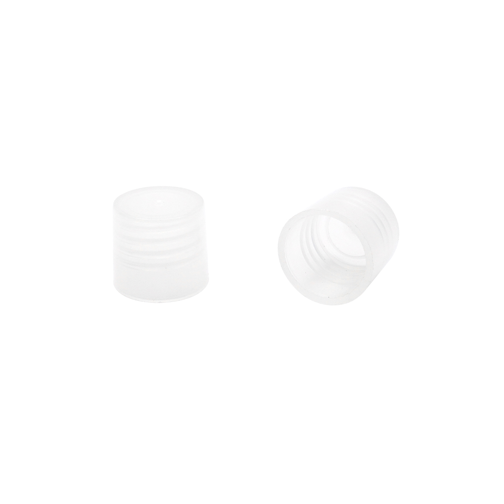 18mm Clear Plastic Smooth Screw Top Cap 
