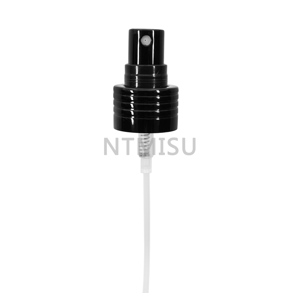24 410 Aluminum Black Cream Pump for Bottle