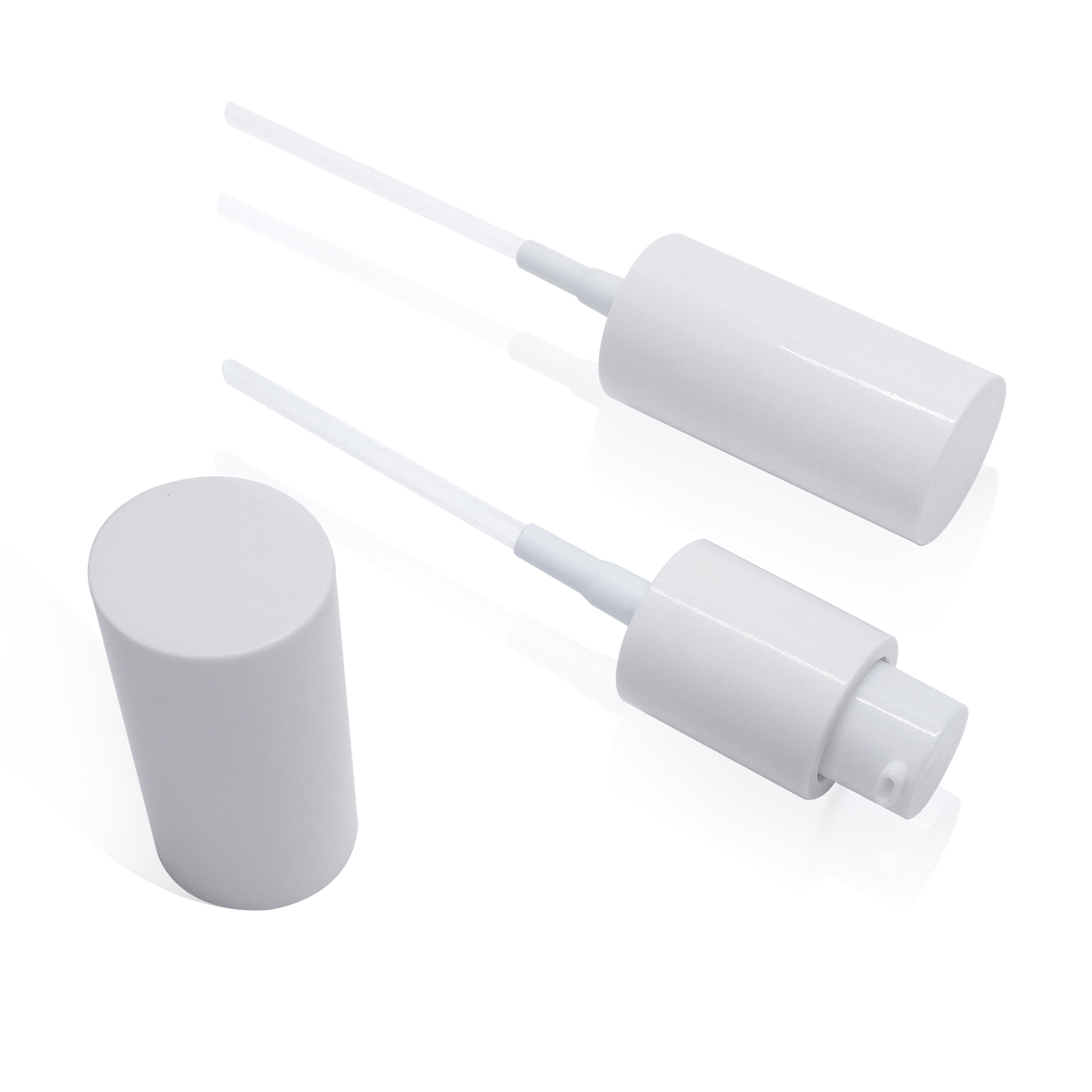 18 410 PP Plastic Chicken Mouth Pump Skin Care Full Cap Cream Pump